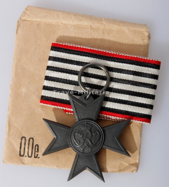 Preussen Verdienstkreuz Kriegshilfsdienst 1916 in Tüte