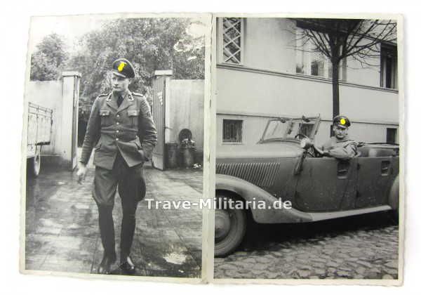 2 Fotos eines SS-Unterscharführers des SD