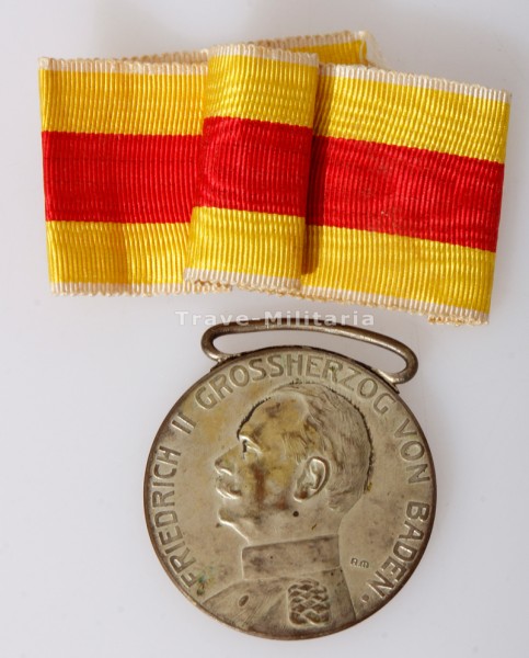 Baden Silberne Verdienstmedaille Friedrich II. 1908