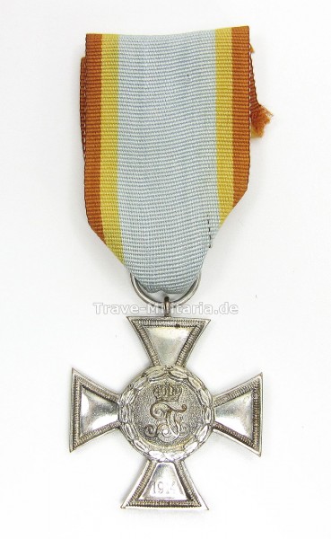 Mecklenburg-Strelitz Kreuz für Auszeichnung im Kriege 2. Klasse 1914