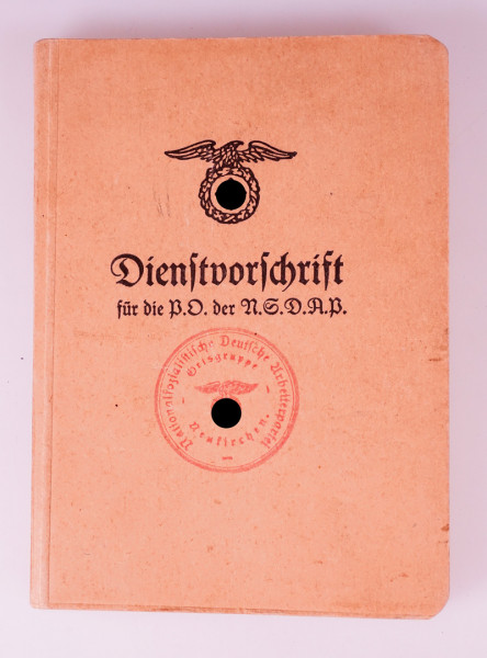 Dienstvorschrift für die P.O. der N.S.D.A.P. 1932