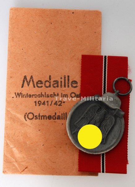 Medaille Winterschlacht im Osten 1941/42 mit Tüte