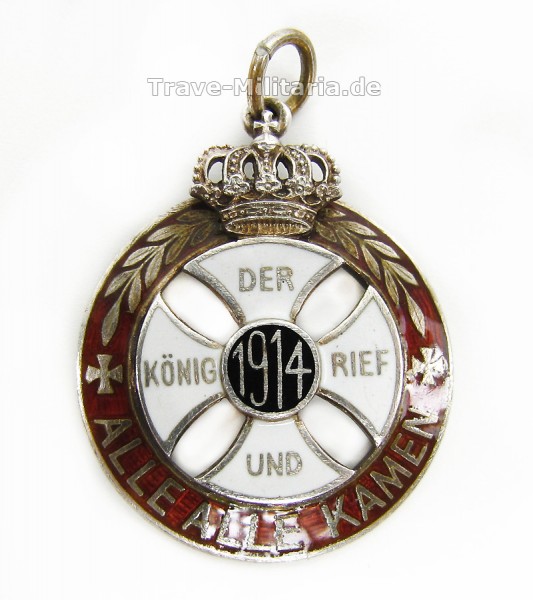 Reservistika Der König Rief Und Alle Alle Kamen 1914