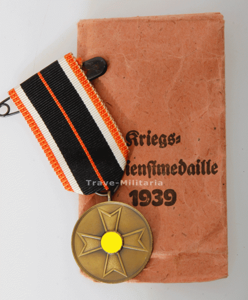 Kriegsverdienstmedaille 1939 mit Tüte