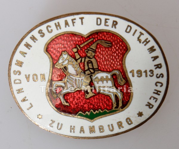 Landsmannschaft der Dithmarscher zu Hamburg von 1913 Mitgliedsabzeichen