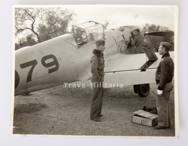 Foto Werner Mölders und Willi Hartmann mit Unterschrift Mölders