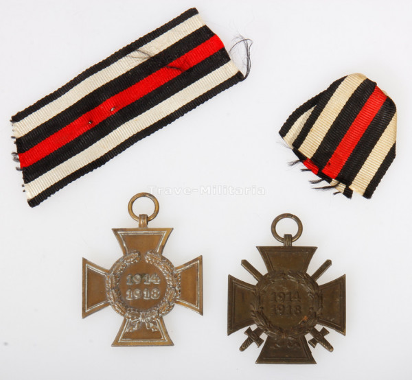 2x Ehrenkreuz für Kriegsteilnehmer