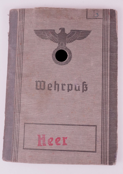 Wehrpass Bautsch I.R.132, I.R.248, Entlassung 1943