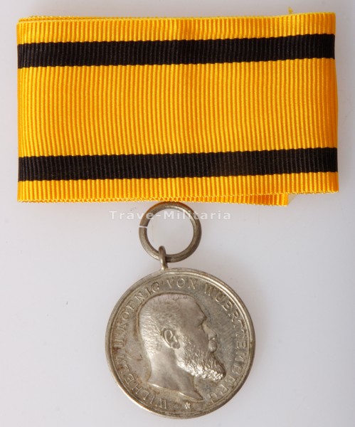 Württemberg Silberne Militärverdienstmedaille 1892