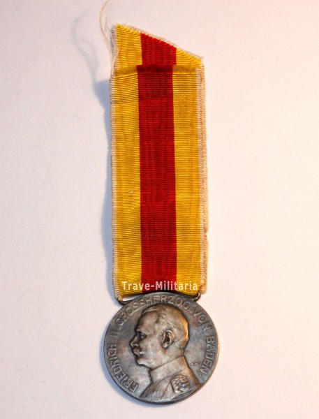 Baden Silberne Verdienstmedaille Friedrich II 1908