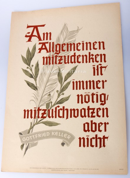 Wochenspruch der NSDAP Folge 47/1943