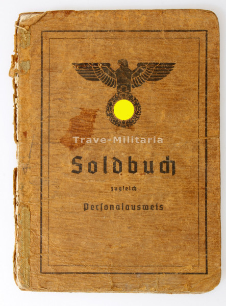 Soldbuch Beyer Stab 18. Art.Div. Pz. Zerst. Zug