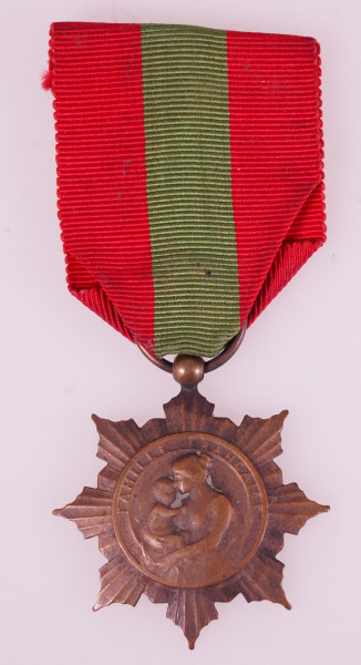 Republik Frankreich Medaille Famille Francaise