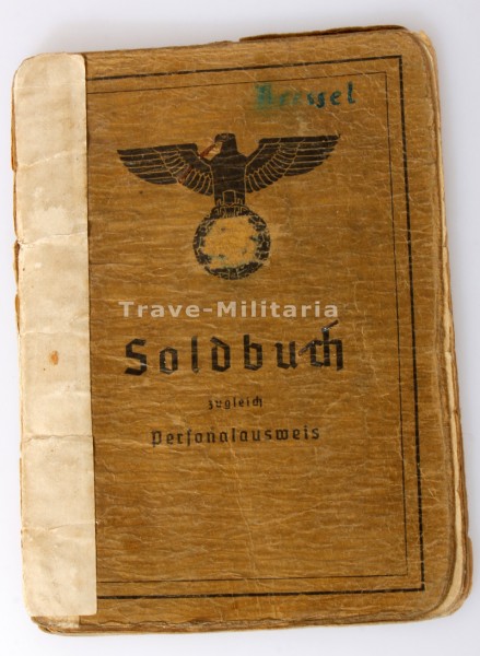 Soldbuch Drossel Pz.Gren. Rgt. 33 4. Panzerdivision Kurland