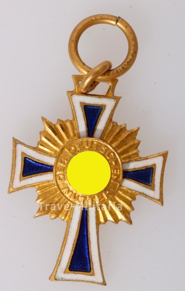 Miniatur Ehrenkreuz der Deutschen Mutter in Gold