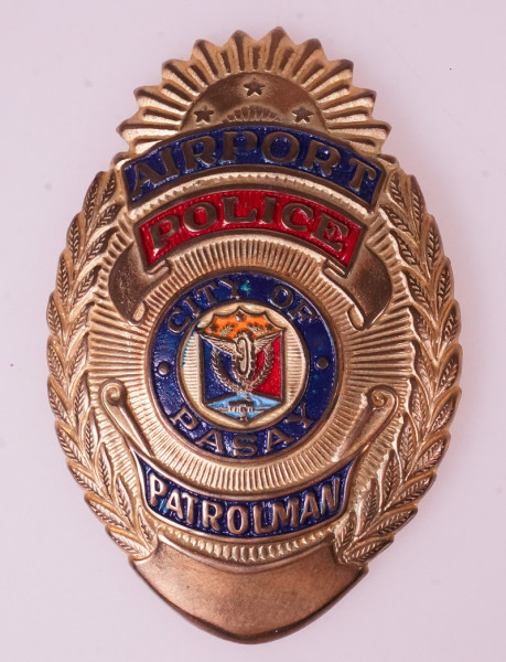 Philippinen Abzeichen Badge Flughafenpolizei Airport Police Pasay