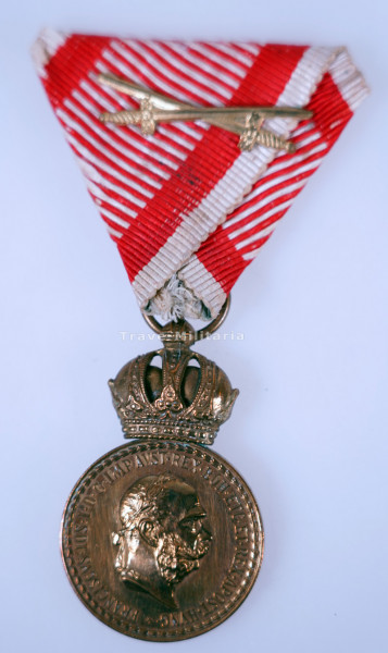 Österreich-Ungarn Militär-Verdienstmedaille in Bronze Signum Laudis