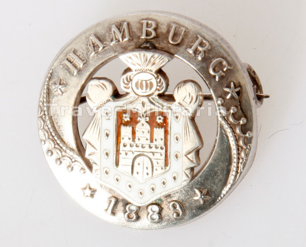 Anstecker Hamburg 1889