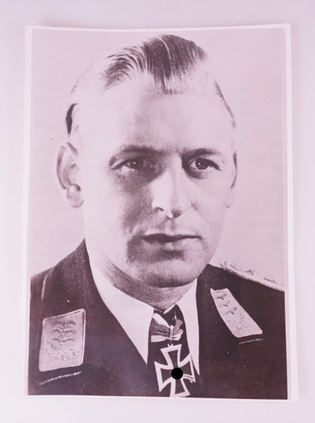 Pressefoto Ritterkreuzträger Hauptmann Karl-August Paulsen