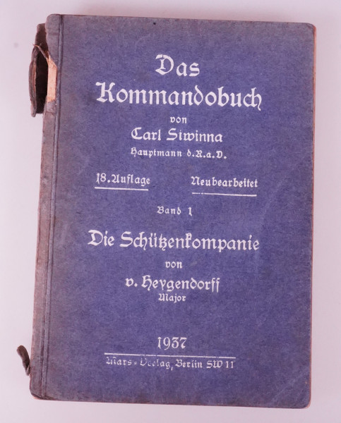 "Das Kommandobuch" - Band 2: Schützenkompanie