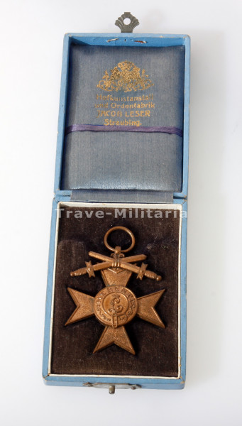 Bayern Militärverdienstkreuz 3. Klasse mit Schwertern im Etui