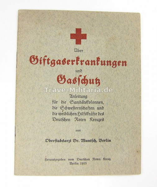 Buch Giftgaserkrankungen und Gasschutz 1935