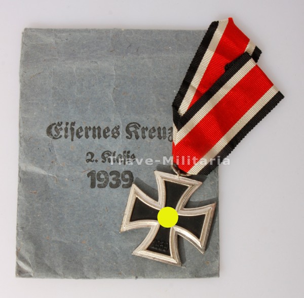 Eisernes Kreuz 2. Klasse 1939 mit Verleihungstüte