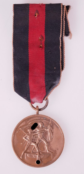 Medaille zur Erinnerung an den 1. Oktober 1938