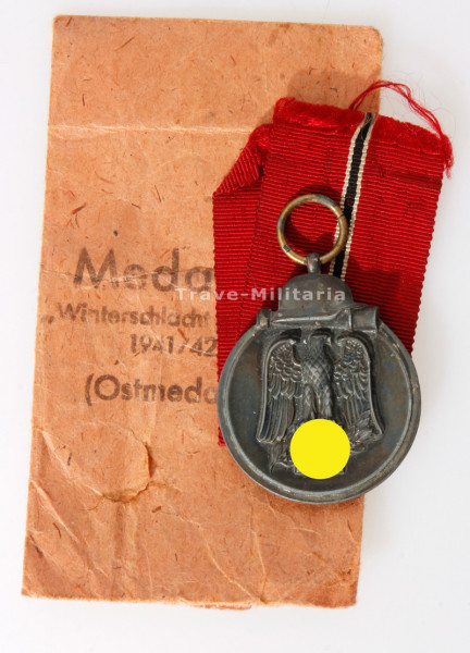 Medaille Winterschlacht im Osten 1941/42 mit Tüte