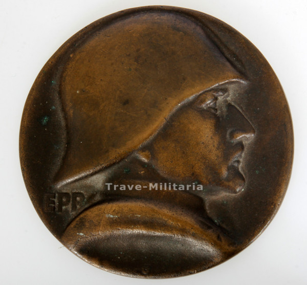 Große Bronzeplakette Freikorps Epp 1919