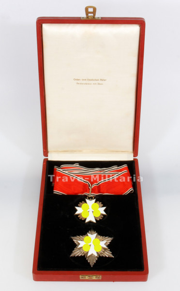 Deutscher Adlerorden Verdienstkreuz mit Stern - 1. Modell im Etui