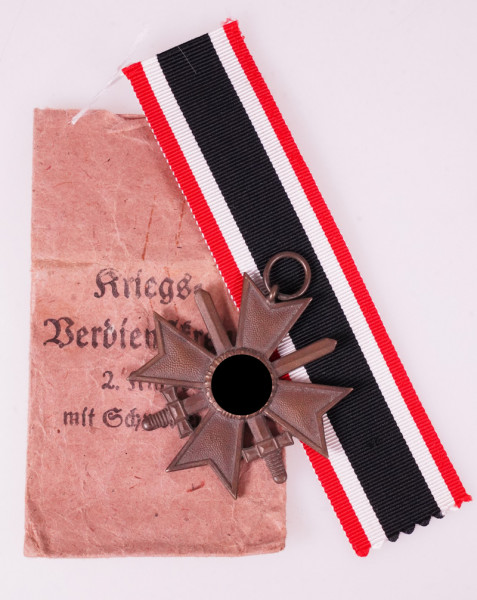 Kriegsverdienstkreuz 2. Klasse mit Schwertern mit Tüte