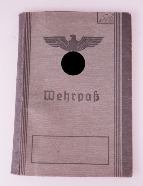 Wehrpass Schubert SS-Flak-Abt. Kommandostab R.F.SS