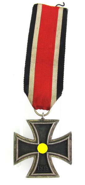 Eisernes Kreuz 2. Klasse 1939 am Band - Variante Runde 3 - Selten