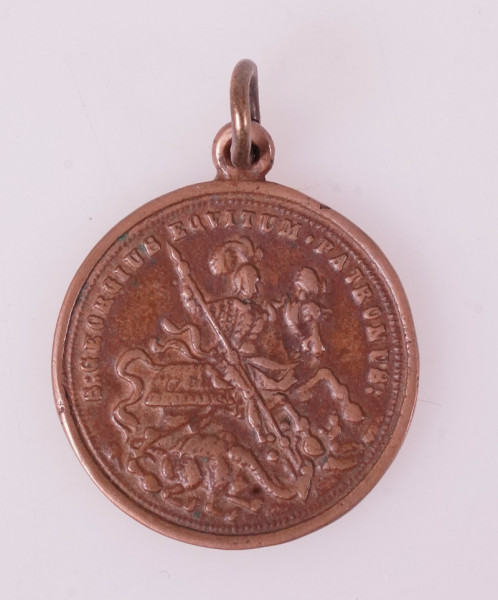 Haus Habsburg Medaille St. Georg Glücksbringer