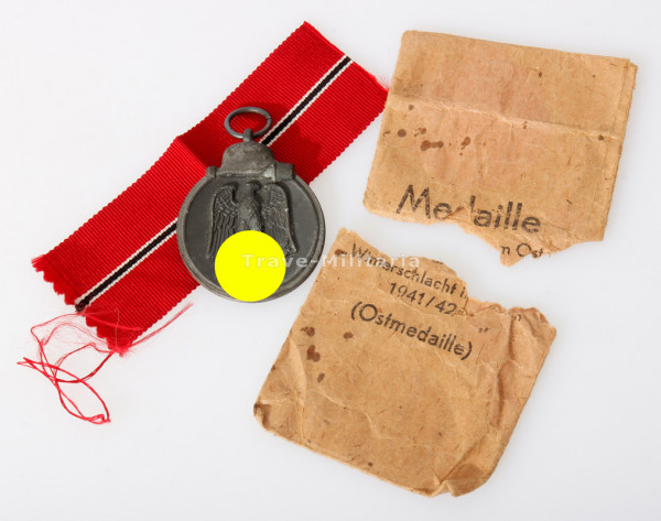 Medaille Winterschlacht im Osten 1941/42 mit Tüte