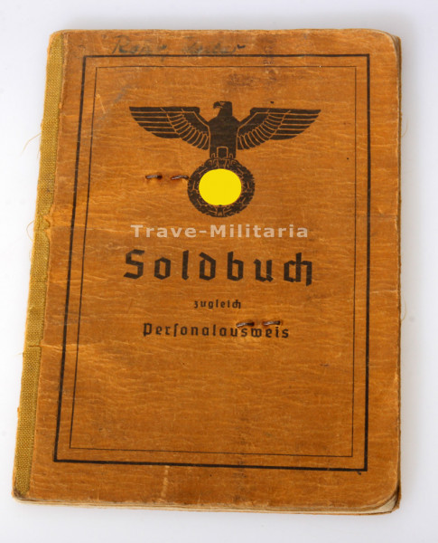 Soldbuch Rohr Pio. Btl. 162 62 V.G.D. Westfront