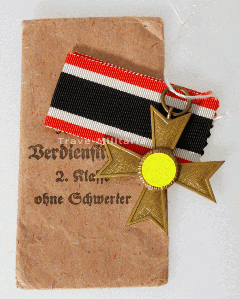 Kriegsverdienstkreuz 2. Klasse ohne Schwerter mit Tüte 1939