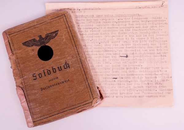 Soldbuch Meusel Stabsintendant d.R. L. Sch. Batl. 822