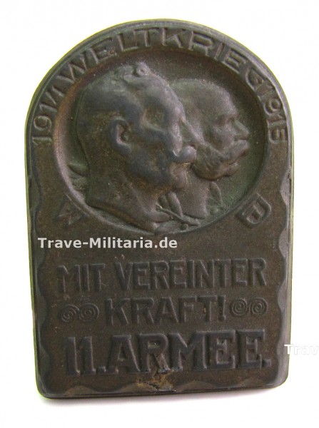 Abzeichen 1. Weltkrieg Mit vereinter Kraft 11. Armee