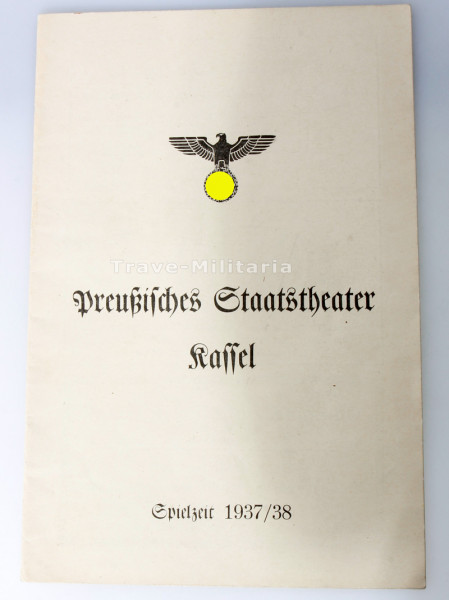 Theater- Zeitung Preußisches Staatstheater Kassel 1937/38