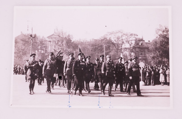 Foto "Deutsche Frontkämpfer Delegation in Budapest" Oktober 1936