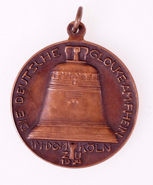 St. Peter-Medaille Köln 1924 Die Deutsche Glocke am Rhein