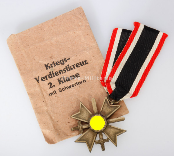 Kriegsverdienstkreuz 2. Klasse mit Schwertern mit Tüte