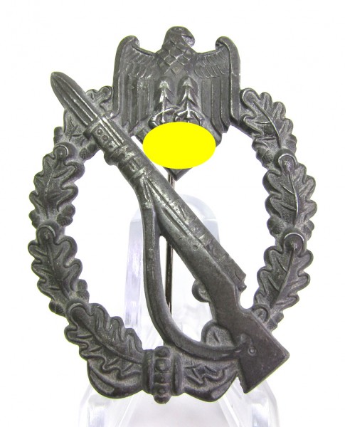 Infanteriesturmabzeichen Silber massiv - Hersteller Franke und Co.