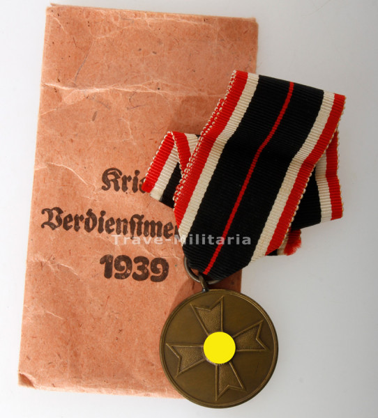 Kriegsverdienstmedaille 1939 mit Tüte