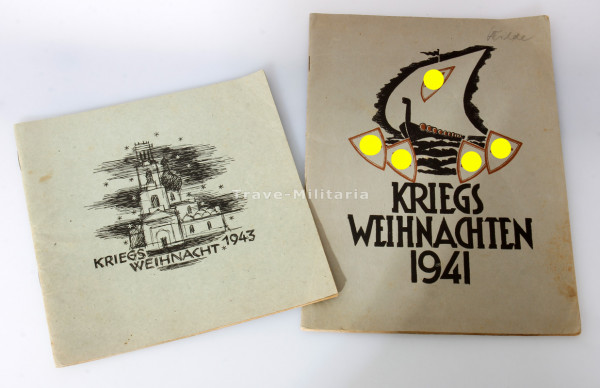 2x Hefte Kriegsweihnacht 1941 und 1943 30 Infanterie-Division